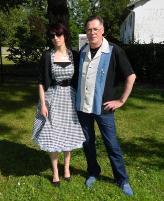 Alain portant une T-shirt Rockabilly