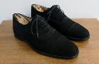 Chaussures rétro en nubuck noir - Pointure 44