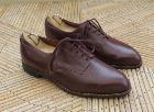 Chaussures en cuir marron vintage des années 1950 - Pointure 39/39,5