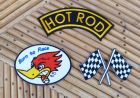 Lot de 3 patchs Hot Rod